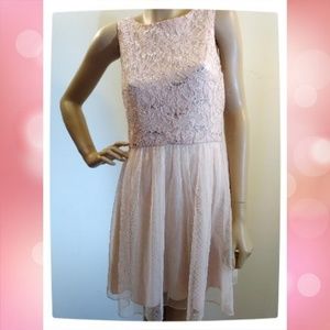 💲SOLD💲🆕Juniors Speechless Pale Pink Lace Dress